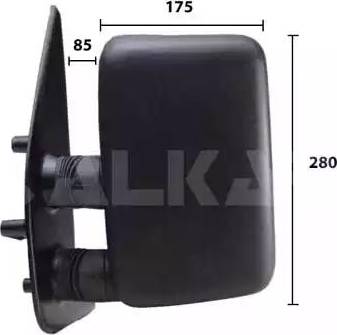 Alkar 9225920 - Ārējais atpakaļskata spogulis www.autospares.lv