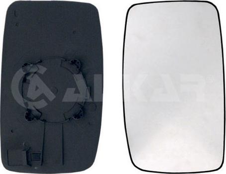 Alkar 6402955 - Spoguļstikls, Ārējais atpakaļskata spogulis www.autospares.lv