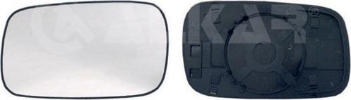 Alkar 6481154 - Mirror Glass, outside mirror www.autospares.lv