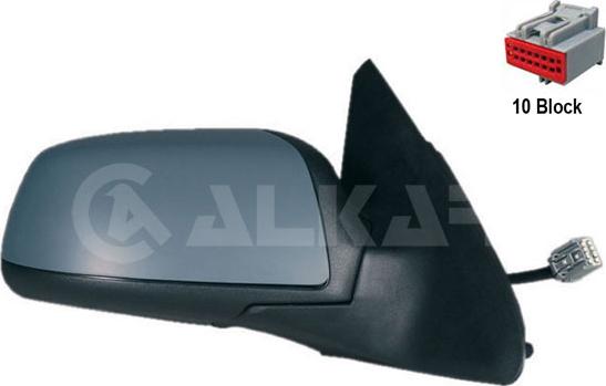 Alkar 6140378 - Ārējais atpakaļskata spogulis www.autospares.lv