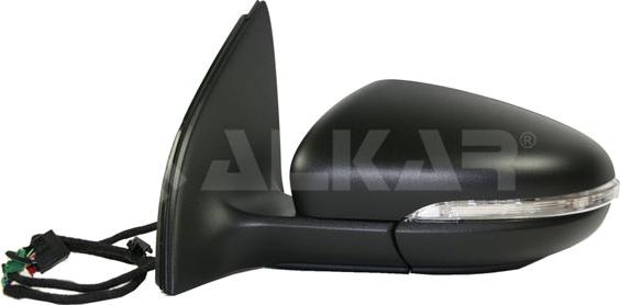 Alkar 6142124 - Ārējais atpakaļskata spogulis www.autospares.lv