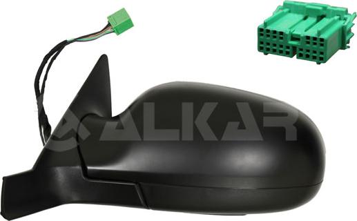 Alkar 6147614 - Ārējais atpakaļskata spogulis www.autospares.lv