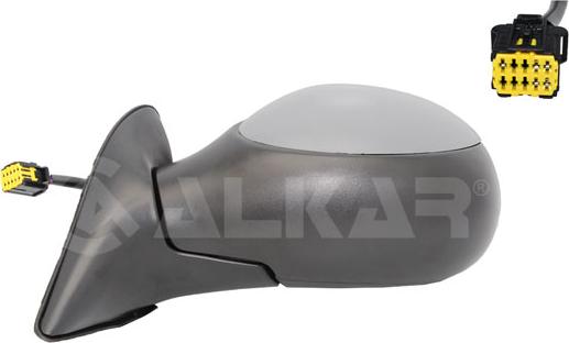 Alkar 6111339 - Ārējais atpakaļskata spogulis www.autospares.lv