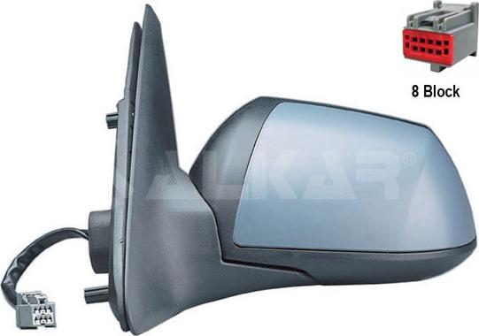 Alkar 6125377 - Наружное зеркало www.autospares.lv