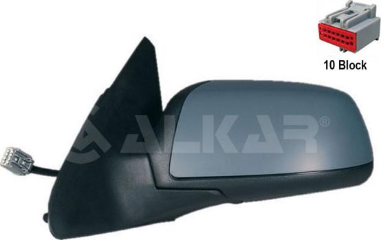 Alkar 6127378 - Ārējais atpakaļskata spogulis www.autospares.lv