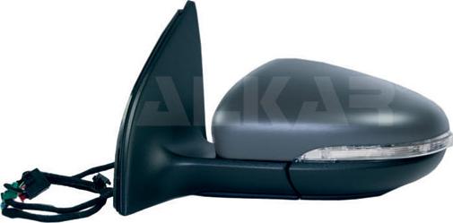 Alkar 6173124 - Ārējais atpakaļskata spogulis www.autospares.lv