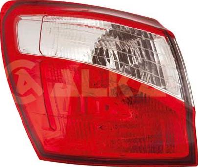 Alkar 2221570 - Aizmugurējais lukturis www.autospares.lv