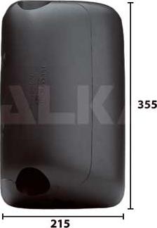 Alkar 7303144 - Apdare, Ārējais atpakaļskata spogulis www.autospares.lv