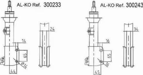 AL-KO 300230 - Amortizators autospares.lv