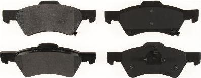 Allmakes 5019803B - Brake Pad Set, disc brake www.autospares.lv