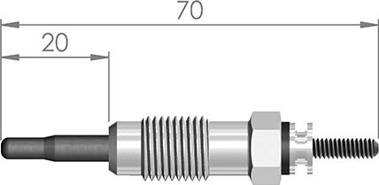 A-N PARTS 066 198 - Glow Plug www.autospares.lv