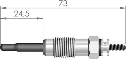 A-N PARTS 068 249 - Kvēlsvece autospares.lv