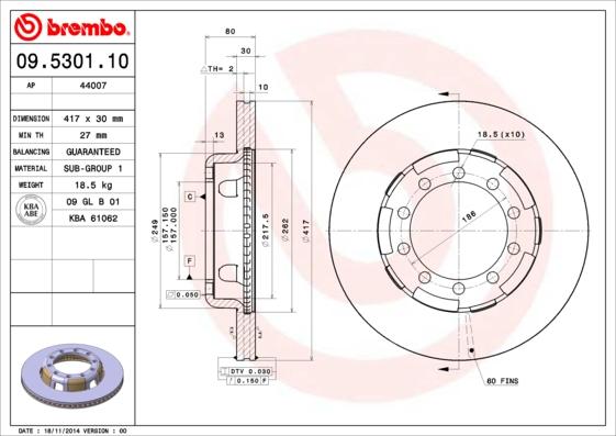 AP 44007 - Bremžu diski autospares.lv