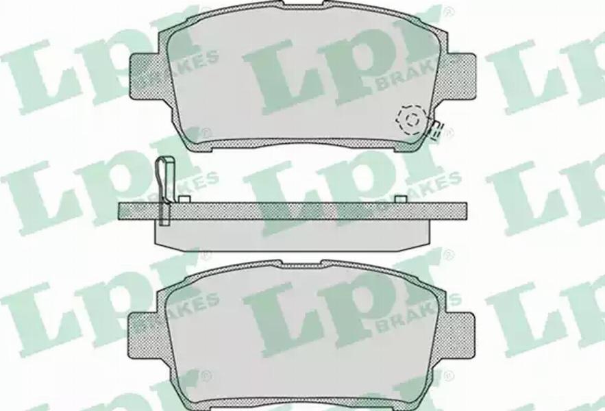 AP 05P1062 - Brake Pad Set, disc brake www.autospares.lv