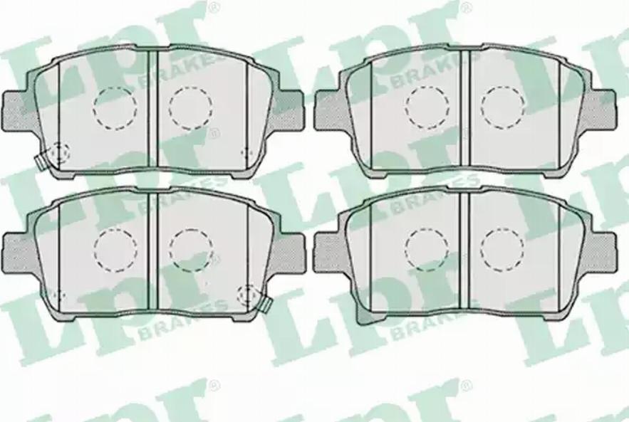 AP 05P1003 - Brake Pad Set, disc brake www.autospares.lv