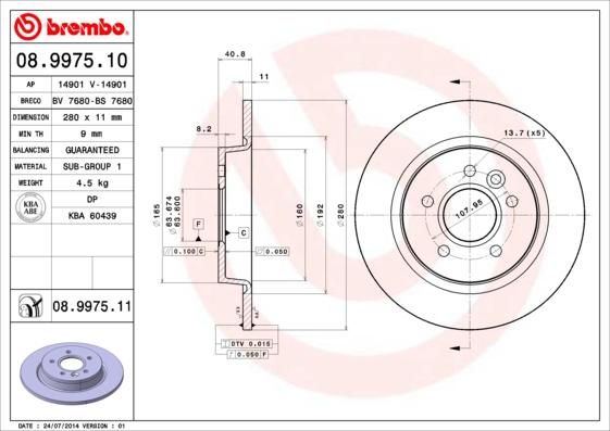 AP 14901 V - Brake Disc www.autospares.lv