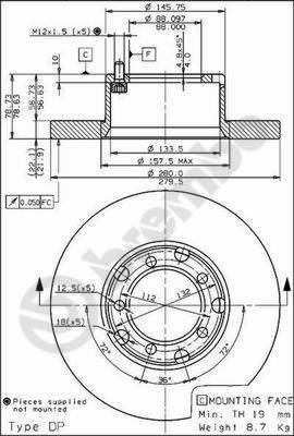 AP 14643 - Bremžu diski autospares.lv