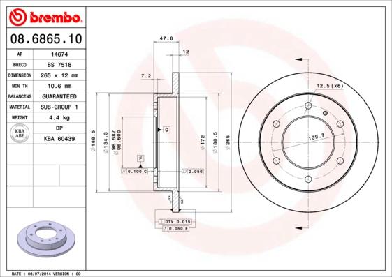 AP 14674 - Bremžu diski autospares.lv