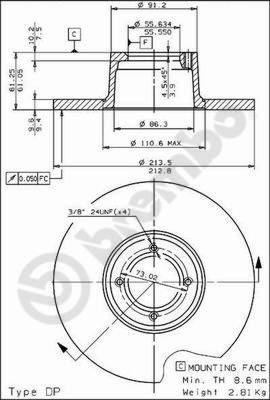 AP 14030 - Bremžu diski www.autospares.lv