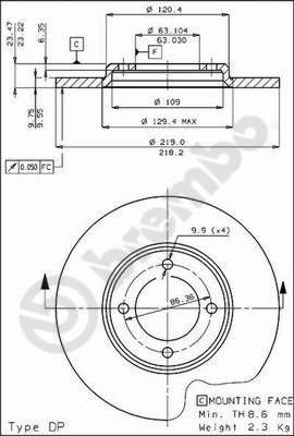 AP 14024 - Bremžu diski autospares.lv