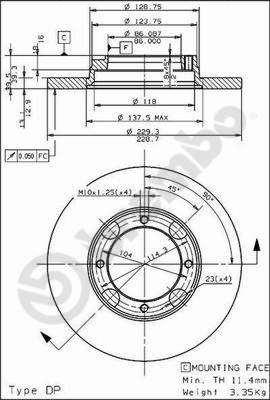 AP 14131 - Bremžu diski autospares.lv