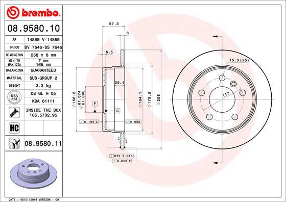 AP 14855 - Bremžu diski autospares.lv