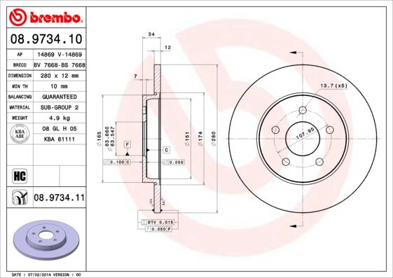 AP 14869 V - Bremžu diski autospares.lv