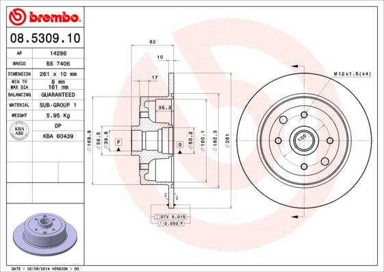 AP 14286 - Bremžu diski autospares.lv