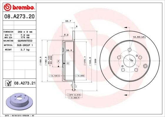 AP 15047 V - Bremžu diski autospares.lv