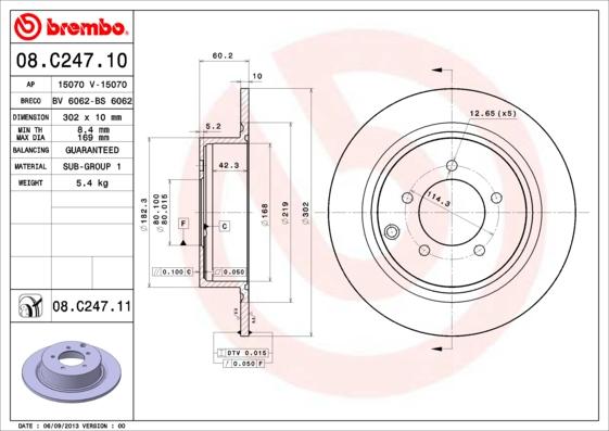 AP 15070 - Bremžu diski www.autospares.lv