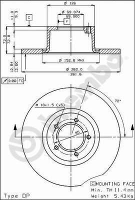 AP 16600 - Bremžu diski www.autospares.lv