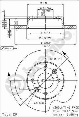 AP 30161 - Bremžu diski autospares.lv