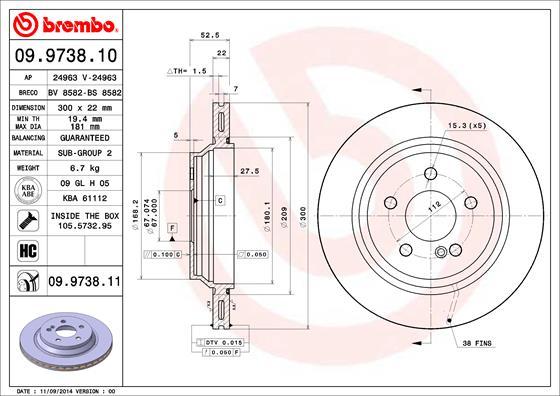 AP 24963 - Bremžu diski www.autospares.lv