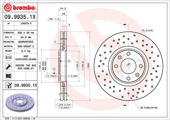 AP 24979 X - Тормозной диск www.autospares.lv