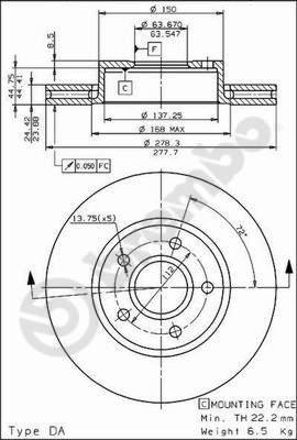 AP 24492 - Bremžu diski www.autospares.lv