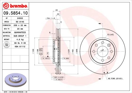 AP 24502 - Bremžu diski autospares.lv