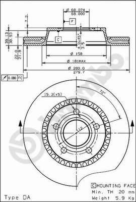 AP 24190 - Bremžu diski autospares.lv