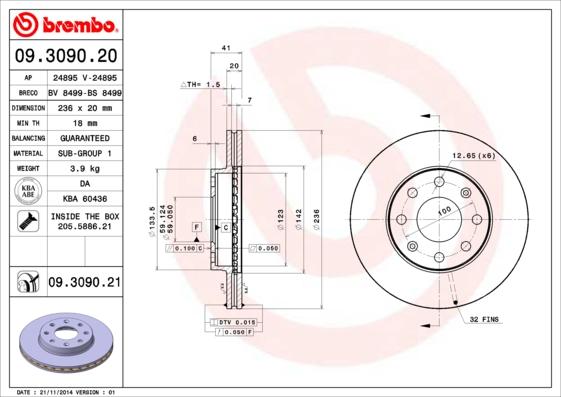 AP 24895 - Bremžu diski autospares.lv