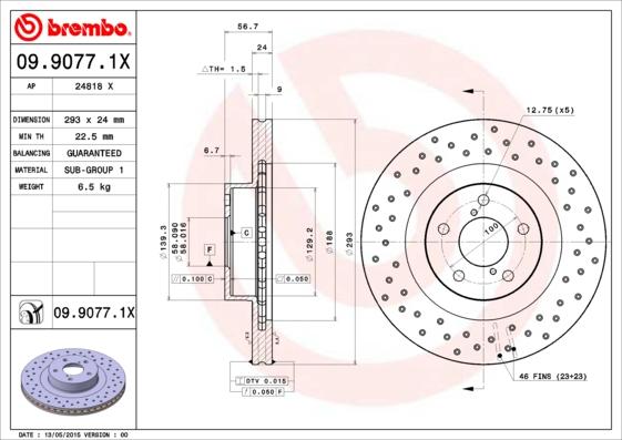 AP 24818 X - Bremžu diski autospares.lv