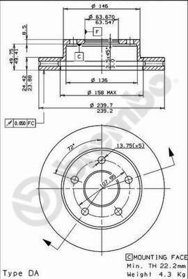 AP 24332 - Bremžu diski autospares.lv