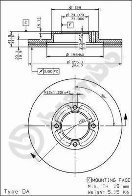 AP 24200 - Bremžu diski autospares.lv