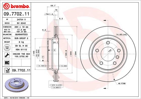 AP 24754 V - Тормозной диск www.autospares.lv