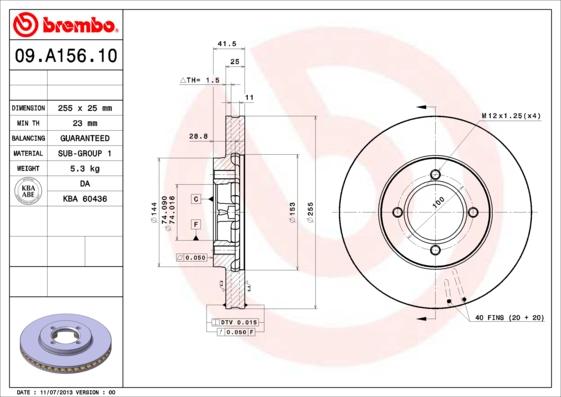 AP 25068 - Bremžu diski autospares.lv