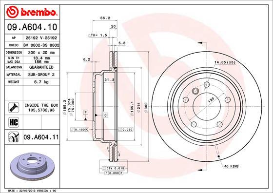 AP 25192 V - Bremžu diski autospares.lv