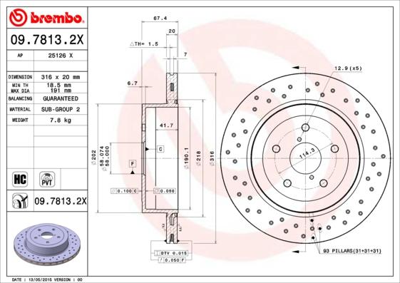 AP 25126 X - Bremžu diski autospares.lv