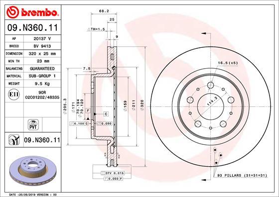 AP 20137 V - Bremžu diski www.autospares.lv