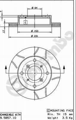 AP X 24505 - Bremžu diski www.autospares.lv