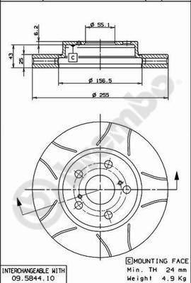 AP X 24520 - Bremžu diski autospares.lv