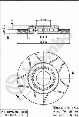 AP X 24617 - Bremžu diski autospares.lv