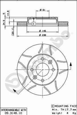 AP X 24156 - Bremžu diski autospares.lv